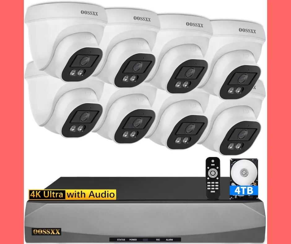 OOSSXX Home Security System safety assured
